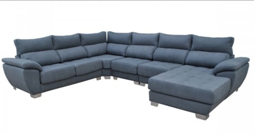 [33391] Sillon Onix Rinconero Conjunto 3 Cuerotex Grey G4