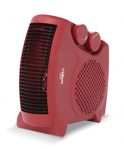 [7793862008217] "D"- Caloventor "Zonda" Doble Posicon 1000/2000W Color Bordo