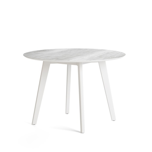 [410410] Mesa Hedda Redonda 120 Lustre Blanco