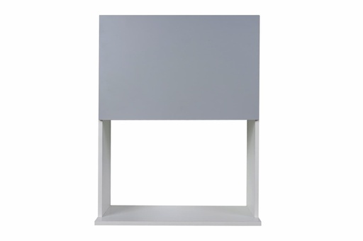 [35802272] Alacena Potenza 0.60 1puerta porta microondas blanco/alum.