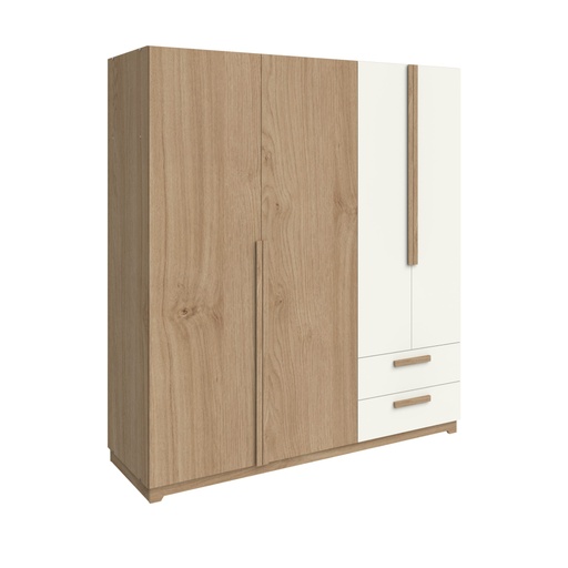 Ropero Nature 4 Puertas y 2Cajones 200x180x58cm(DNA01)