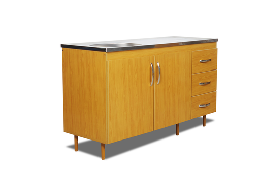 [801006] (D) Bajo Mesada Arco 1.40 C/ 3 Caj Roble