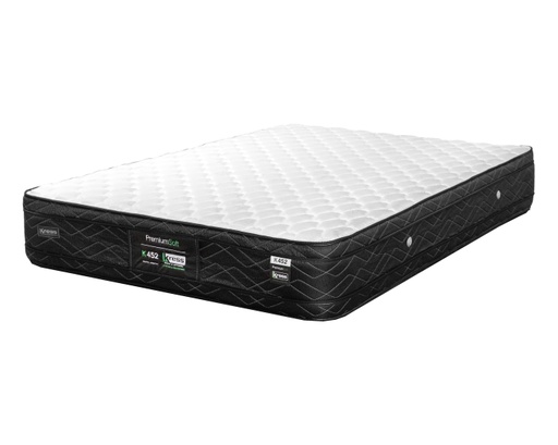 [CK452-180200BL-NE] Colchon K452 1.80 X 2.00 X 0.27 Blanco C/Negro