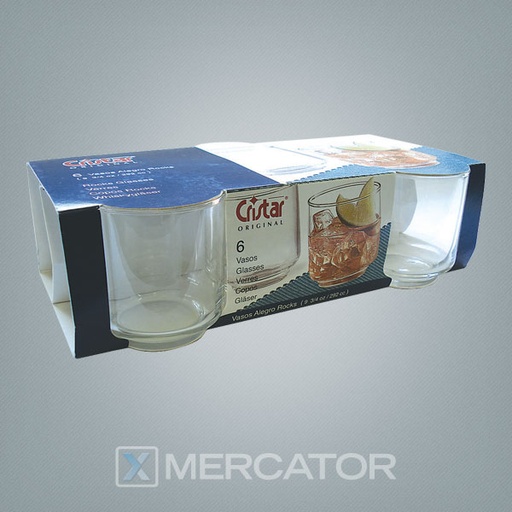 [7702147202325] Vaso Alegro Bajo 282 Cc X 6U